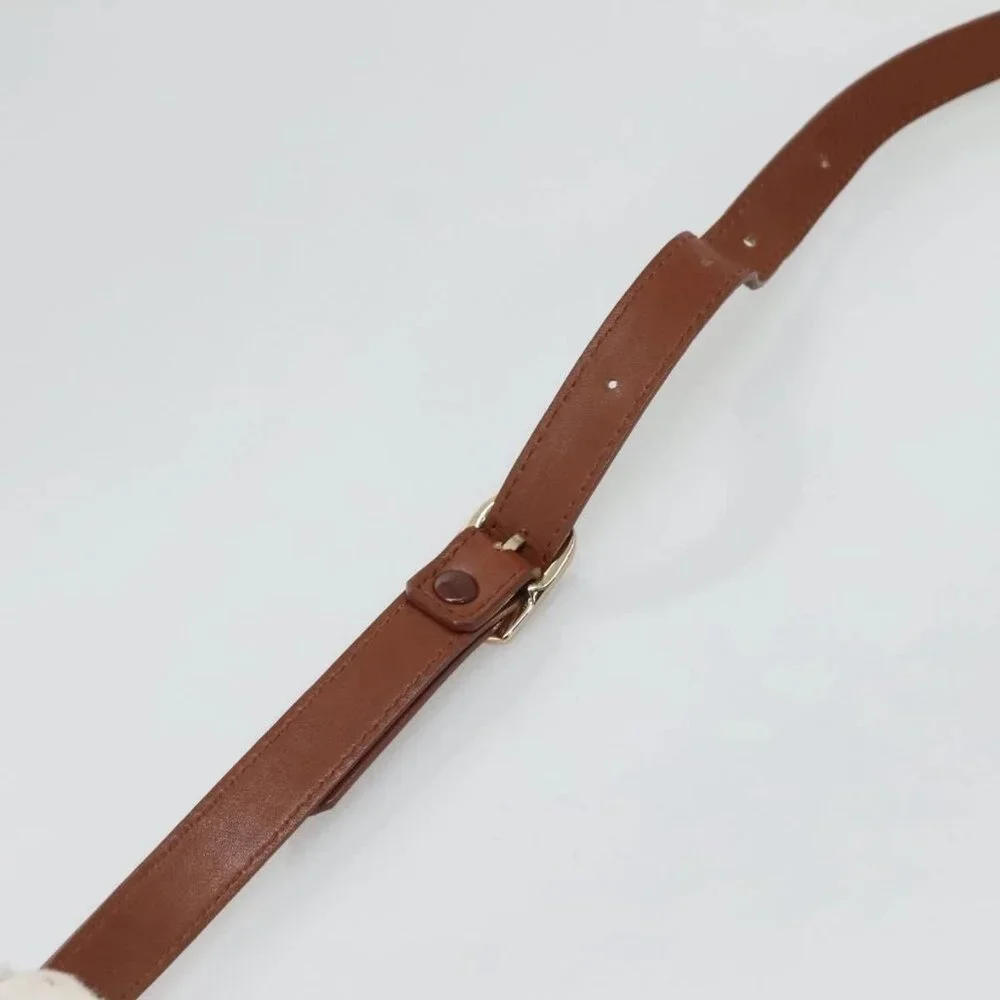 Burberrys Shoulder Bag Leather Brown Gold Auth ep8702 - Picture 8 of 16